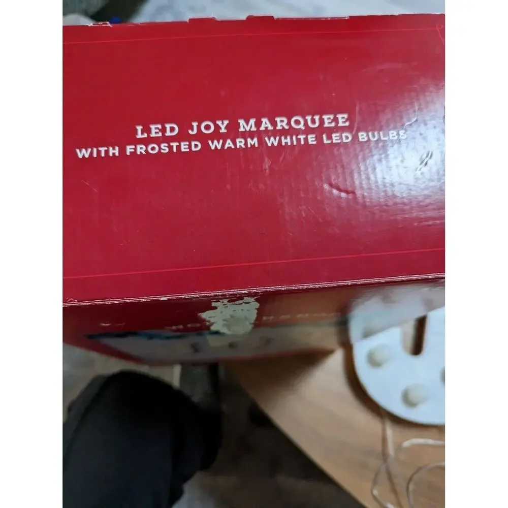 Joy led marquee